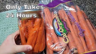 ONLY takes 24 Hour  Pickled Carrots and Pickled Celery Recipe [upl. by Alauqahs]