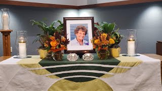 A Celebration Service Honoring the Life of Patricia Pearl Pearson 101720  1100am [upl. by Atalie]