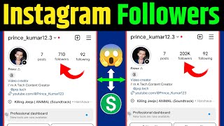 200K Free followers  Instagram Par Followers Kaise Badhaye  How to increase followers on Instagram [upl. by West]