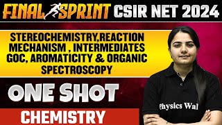 CSIR NET Stereochemistry Reaction Mechanism and Organic Spectroscopy  CSIR NET Chemistry [upl. by Glenden663]