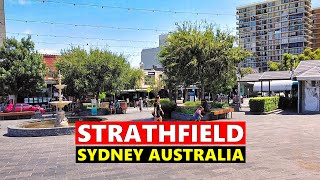 STRATHFIELD Town Centre Sydney Australia Walking Tour  Strathfield NSW Australia [upl. by Firman]