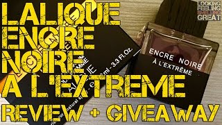 LALIQUE Encre Noire A LExtreme Review  FRAGRANCE REVIEW [upl. by Bullen21]