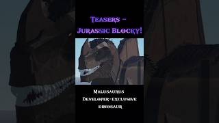 Teasers  Jurassic Blocky  New Stegosaurus Runing animations roblox dinoroblox blockanddino [upl. by Ydnir366]