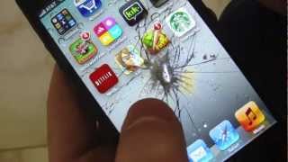 iPhone 5 Drill Test  How to Destroy an iPhone 5  DESTRUCTION CRASH TEST [upl. by Ahsienauq]