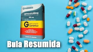 AMOXILINA ANTIBIÓTICO  Bula Falada Simplificada [upl. by Nosmas222]