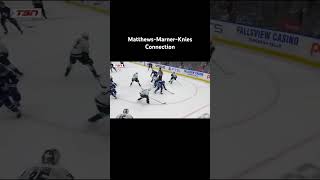 Matthews Marner amp Knies connect on beautiful goal vs Kraken nhl torontomapleleafs leafsforever [upl. by Cosmo805]