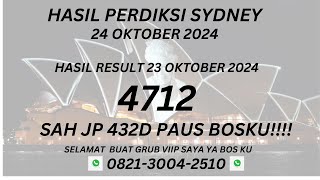 PREDIKS SIDNEY 24 OKTOBER 2024 BOCORAN SIDNEY HARI INI RUMUS SYDNEY JITU HARI INI SDY HARI INI [upl. by Yemiaj]