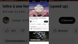 ninho lettre a une femme  speed UP  1h [upl. by Ainel]