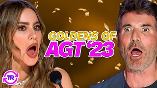 ALL 7 GOLDEN BUZZERS on AGT 2023 [upl. by Lukey713]