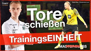 4K Komplette FußballTrainingseinheit  Tore schießen I Coach²  Individualisierung 10 [upl. by Yennej212]