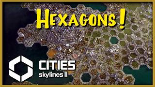 Exploring Public Transit Solutions in Hexagon City Cities Skylines 2 [upl. by Slinkman]