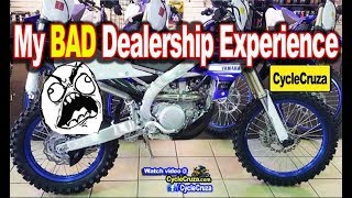 My BAD Motorcycle Dealership Experience 😡 YZ450FX Supermoto [upl. by Ecnadnak209]