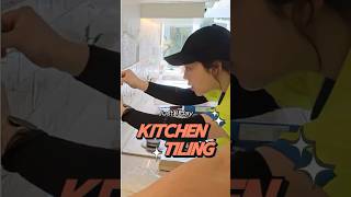 Vintage Style Kitchen Splashback tiling tilingservices auckland interiordesign [upl. by Sukey275]