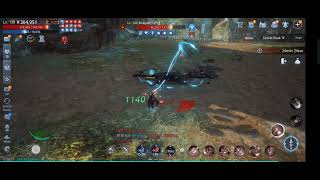 LANCER LVL 130 304K PS VS SORCERER 140 317K PS TIER2 weapon  MIR4 GLOBAL mir4 [upl. by Yboj]