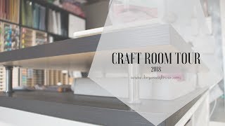 Craft Room Tour 2018 [upl. by Lotz]