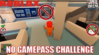 NO GAMEPASS CHALLENGE  Roblox Jailbreak [upl. by Anisor829]