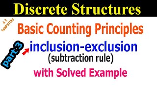 Inclusion – Exclusion Principle with Solved Examples  Discrete Structures in UrduHindi [upl. by Delija200]