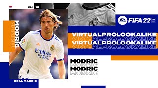 FIFA 22  VIRTUAL PRO LOOKALIKE  LUKA MODRIĆ TUTORIAL [upl. by Oberstone]