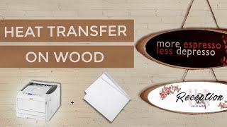 Digital Wood Printer  How to Print on Wood [upl. by Airres]