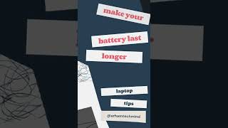 How to make laptop battery last longer [upl. by Ylro]