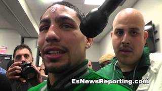 danny garcia on what zab judah told him during fight  EsNews Boxing [upl. by Isia]