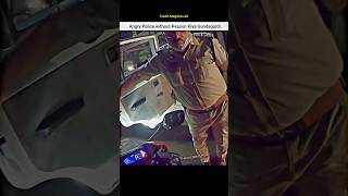 Police ka Gundagardi dekho Night Me 🤬Raftarking01 shorts bike rider police policevsbiker [upl. by Brooke346]