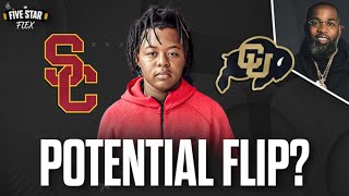 Will Colorado flip 4Star Carde Smith from USC  5Star Flex [upl. by Annaet]