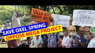 Save Oxel spring in Siolim by opposing mega projects  People united to save natural water lifeline [upl. by Onavlis510]