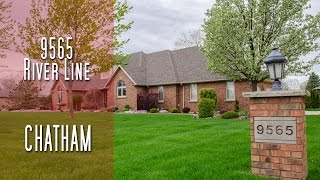 CHATHAMKENT  9565 River Line Chatham propertyphotovideo [upl. by Ameg]