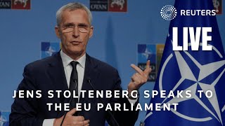 LIVE Jens Stoltenberg speaks to the EU Parliament [upl. by Einej820]