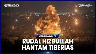 SERANGAN ISRAEL BUAT HIZBULLAH MARAH BALAS DENGAN 135 ROKET KE HAIFA [upl. by Divadleahcim]