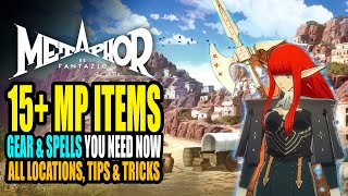 Metaphor ReFantazio 15 Insane MP Regeneration Weapons Items Gear amp Spell Locations Full Guide [upl. by Mather619]