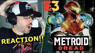 Metroid Dread reveal REACTION ITS REAL Nintendo E3 Direct [upl. by Mott]