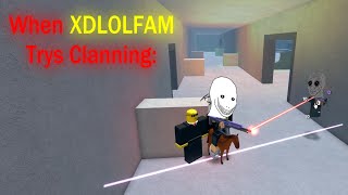 When XDLOLFAM Trys Clanning for the First Time  Roblox Gunfighting in a Nutshell [upl. by Pearla]