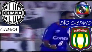 Jogo Completo  Olímpia 0 x 1 São Caetano  Final da Libertadores 2002  24072002  Globo [upl. by Houghton]