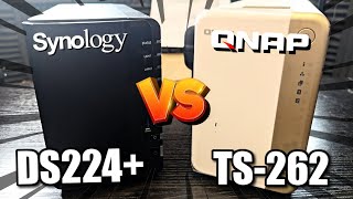 Synology DS224 vs QNAP TS262 NAS  Which Should You Buy [upl. by Olgnaed682]