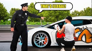 Spray Painting Dealership Cars Prank [upl. by Laven732]