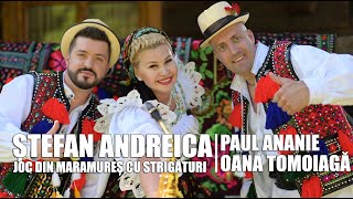 Ștefan Andreica  Oana Tomoiagă  Paul Ananie  Joc din Maramureș cu strigături [upl. by Polish]