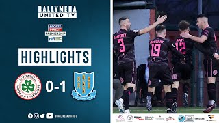 Match Highlights I Cliftonville 01 Ballymena United [upl. by Stead]