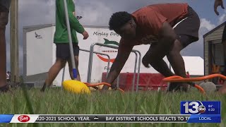 Mosley football practice in phase two [upl. by Sigismondo720]