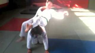 KIDS UKEMI JUDO side breakfall drill from sitting [upl. by Nevaj]