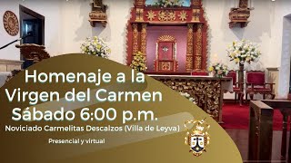 Sábado 1 de abril  Rosario y Salve a la Virgen del Carmen  Noviciado Carmelitas Descalzos [upl. by Drusus866]