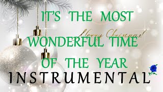 ITS THE MOST WONDERFUL TIME OF THE YEAR  ANDY WILLIAMS instrumental lyrics [upl. by Zak242]