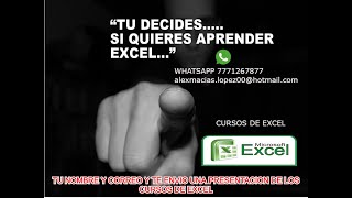 CURSOS DE EXCEL [upl. by Salis635]