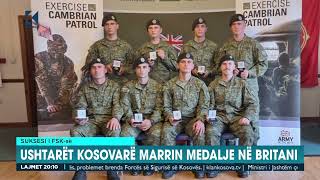 Ushtarët kosovarë marrin medalje në Britani  11102024  Klan Kosova [upl. by Leahciam]