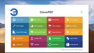 Introducing CleverPDF for Mac [upl. by Notxarb]