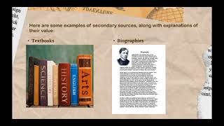 Distinction of primary and secondary sources and repositories of primary sources [upl. by Millar]