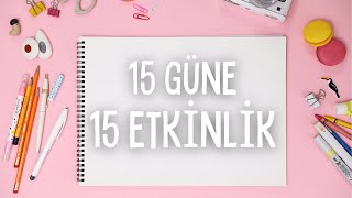 Sömestirde Yapacağınız 15 Etkinlik Fikri  15 Farklı Kendin Yap Etkinliği [upl. by Yornek778]