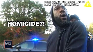 Bodycam Murder Suspect Shocked When Cops Arrest Him at Gunpoint for Alleged Stabbing [upl. by Estell]