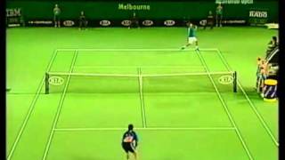 HL Roger Federer vs Marat Safin 2005 Australian Open SF 22 [upl. by Enortna]